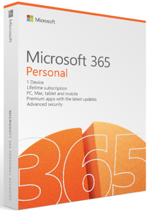 Microsoft 365 Personal Account 1 Dispositivo. MAC. PC. Tablet. Subscripción 1 año