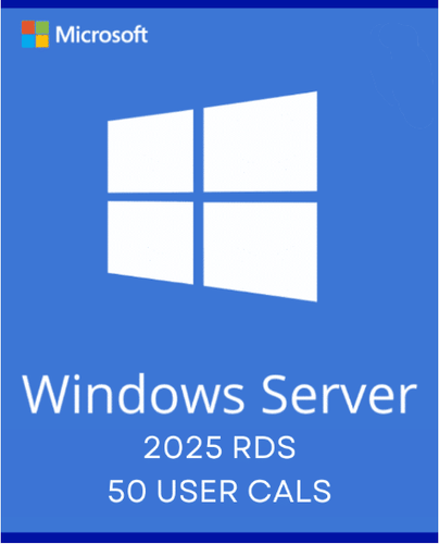 Windows Server 2025 Remote Desktop Services 50 User CALS