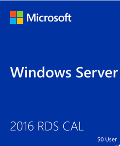Windows Server 2016 Remote Desktop Services 50 User CALS