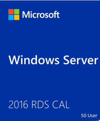 Windows Server 2016 Remote Desktop Services 50 User CALS