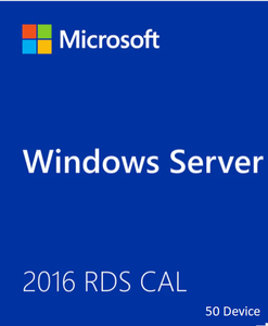 Windows Server 2016 Remote Desktop Services 50 Device CALS