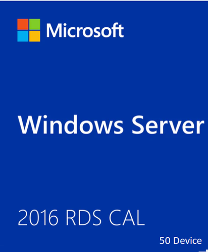 Windows Server 2016 Remote Desktop Services 50 Device CALS