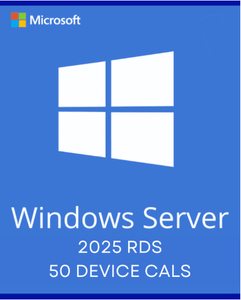 Windows Server 2025 Remote Desktop Services 50 Device CALS