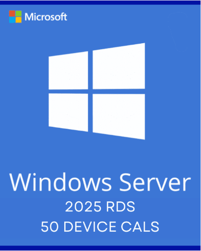 Windows Server 2025 Remote Desktop Services 50 Device CALS